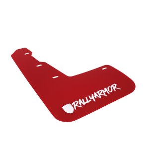 Subaru WRX STI Mud Flap Kit - Rally Armor - UR Red with White Altered Font Logo - Red - `15-`21 Subaru WRX STI Mud Flap Kit - Rally Armor - UR Red with White Altered Font Logo - Red - `15-`21